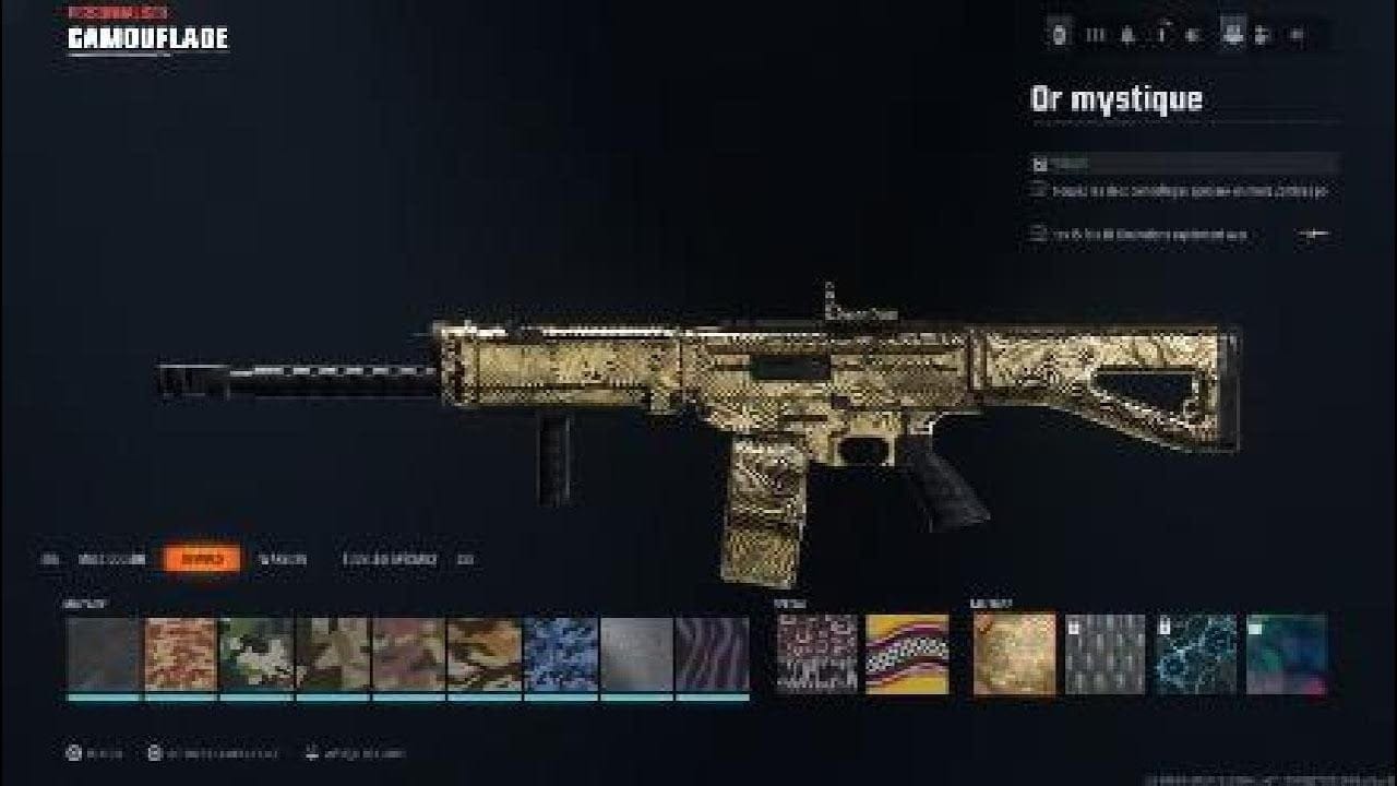 Black Ops 6 ZOMBIES ORE Mystique Camouflage débloquer - Objectif Opale ET nébuleuse