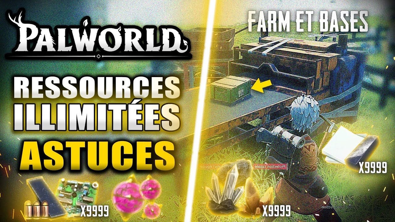 PALWORLD : Les MEILLEURES Bases pour FARM des Ressources ILLIMITÉES 🔥 (Astuces & Emplacements)