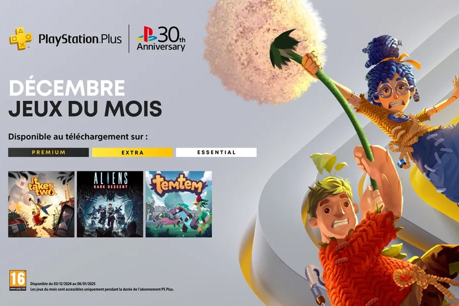 Du très lourd pour les jeux PS Plus de décembre pour fêter les 30 ans de PlayStation