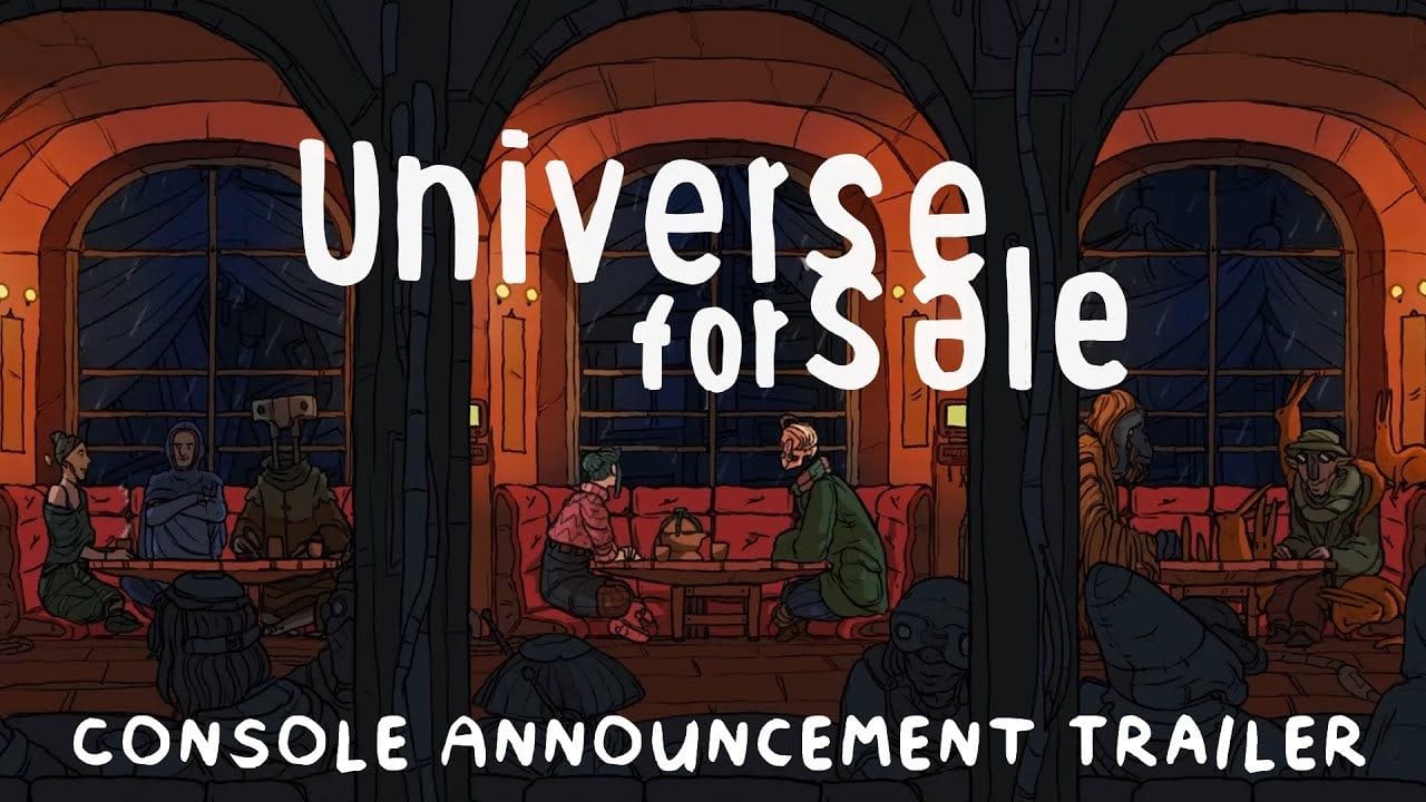 Universe for Sale : Le jeu d'aventure à la direction artistique inspirée des BD européennes sortira le 19 décembre sur consoles et mobiles