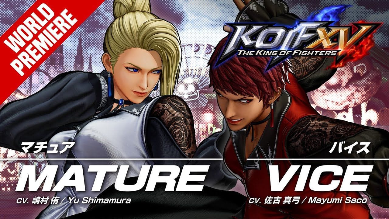The King of Fighters XV ajoutera Mature et Vice à son casting la semaine prochaine, avec une édition complète au passage