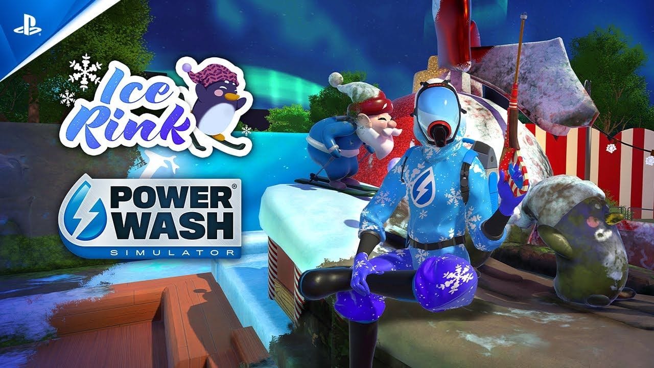 PowerWash Simulator - Ice Rink Seasonal Trailer | PS5 & PS4 Games