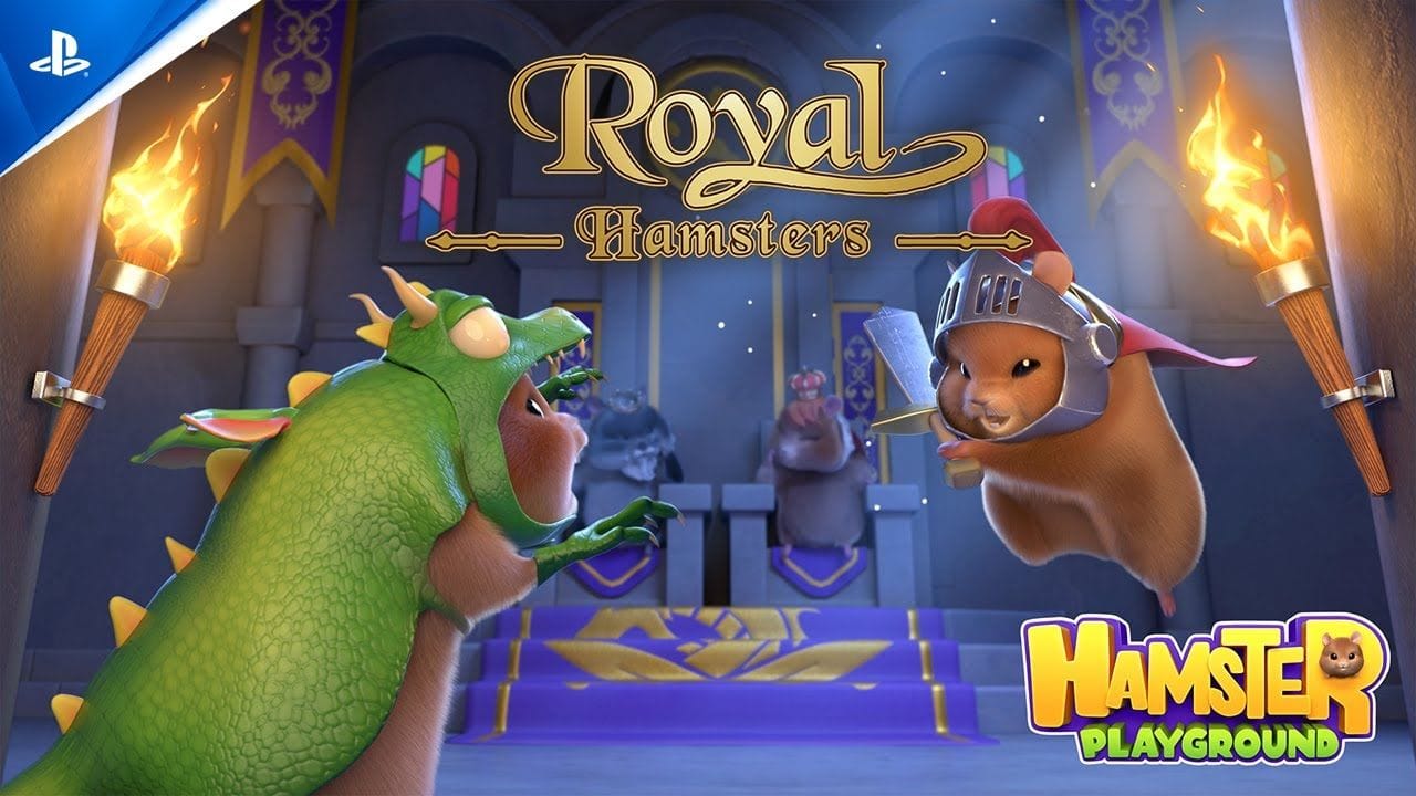 Hamster Playground - Royal Hamsters DLC Trailer | PS5 & PS4 Games