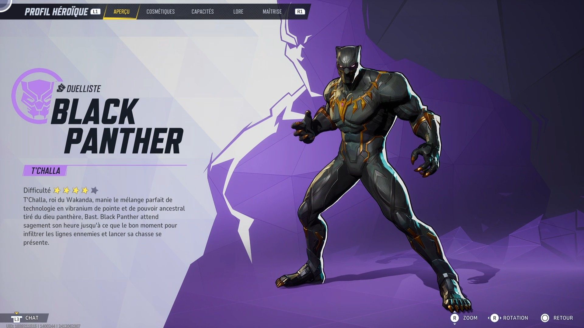 Black Panther : Capacités, stats, costumes | Guide Marvel Rivals