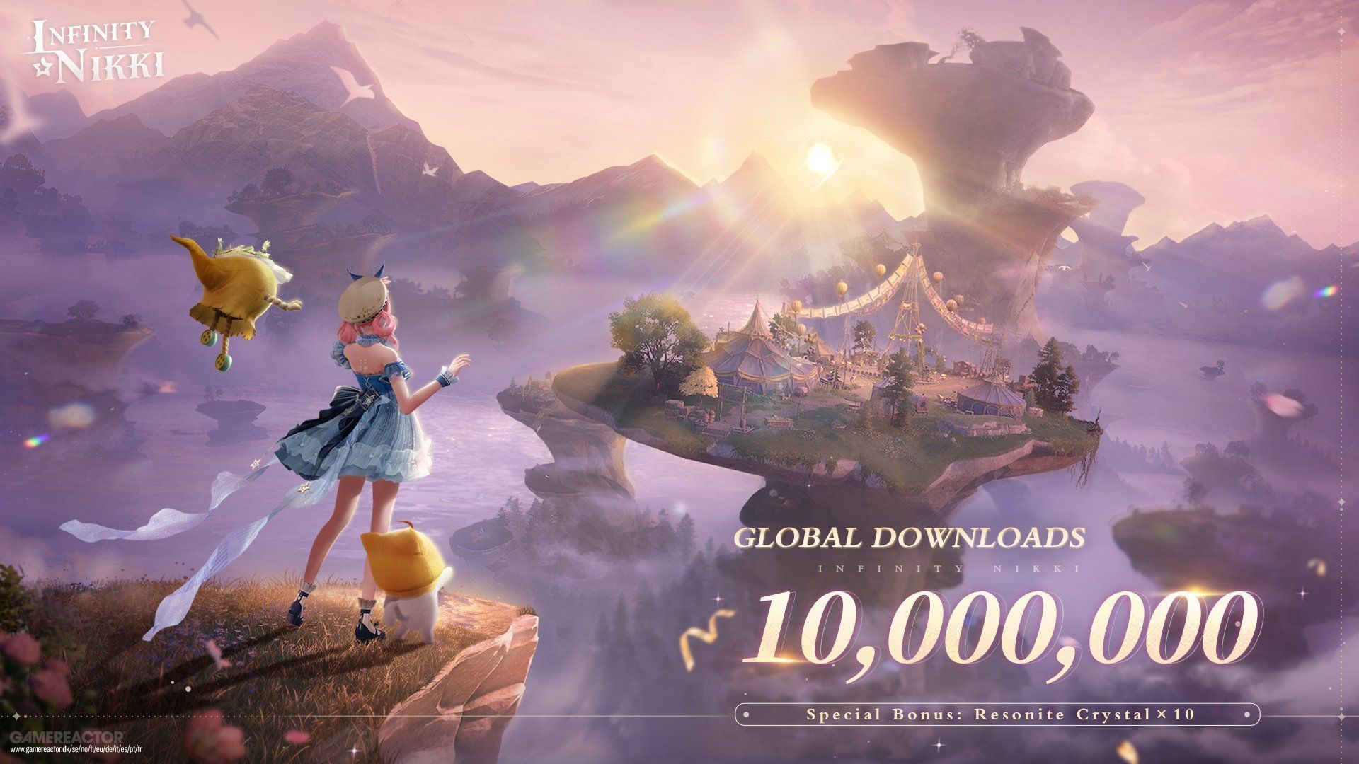 Infinity Nikki atteint 10 millions de téléchargements en quatre jours