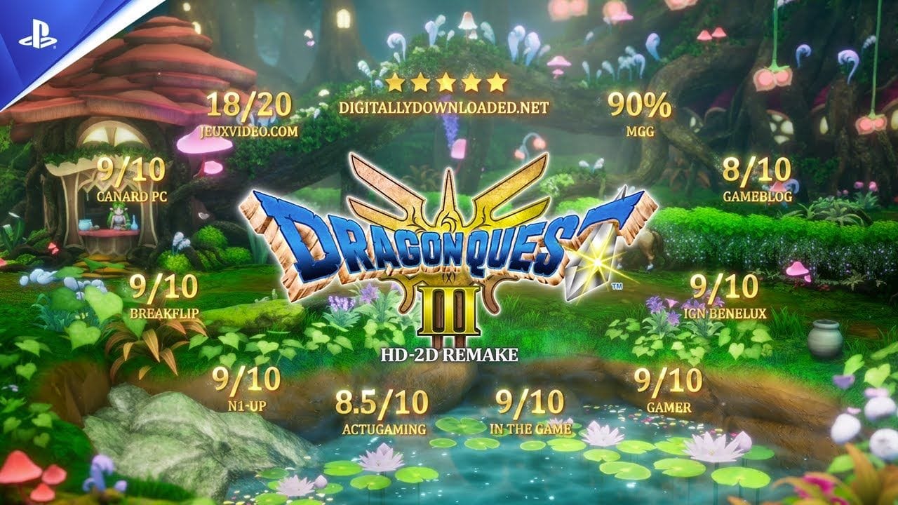DRAGON QUEST III HD-2D Remake - Trailer des avis de la presse | PS5