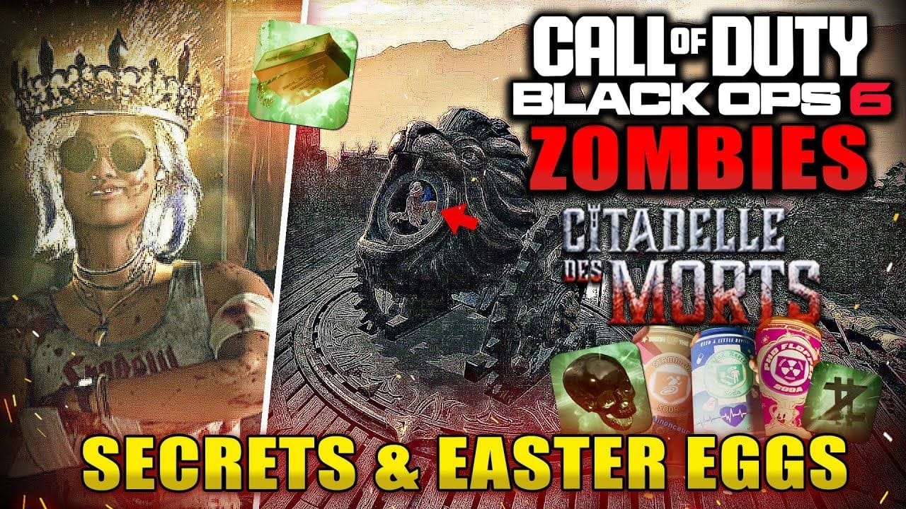 Tous Les EASTER EGGS Secondaires DE LA CITADELLE DES MORTS ! (Secrets et BONUS Black Ops 6 Zombies)