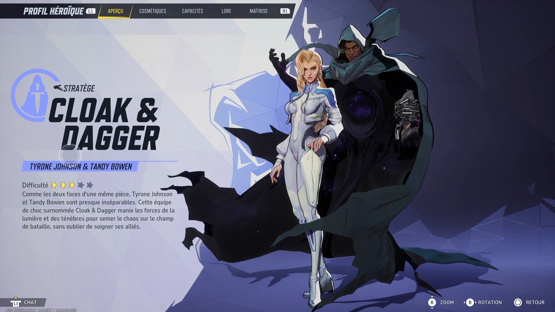 Cloak et Dagger : Capacités, stats, costumes | Guide Marvel Rivals