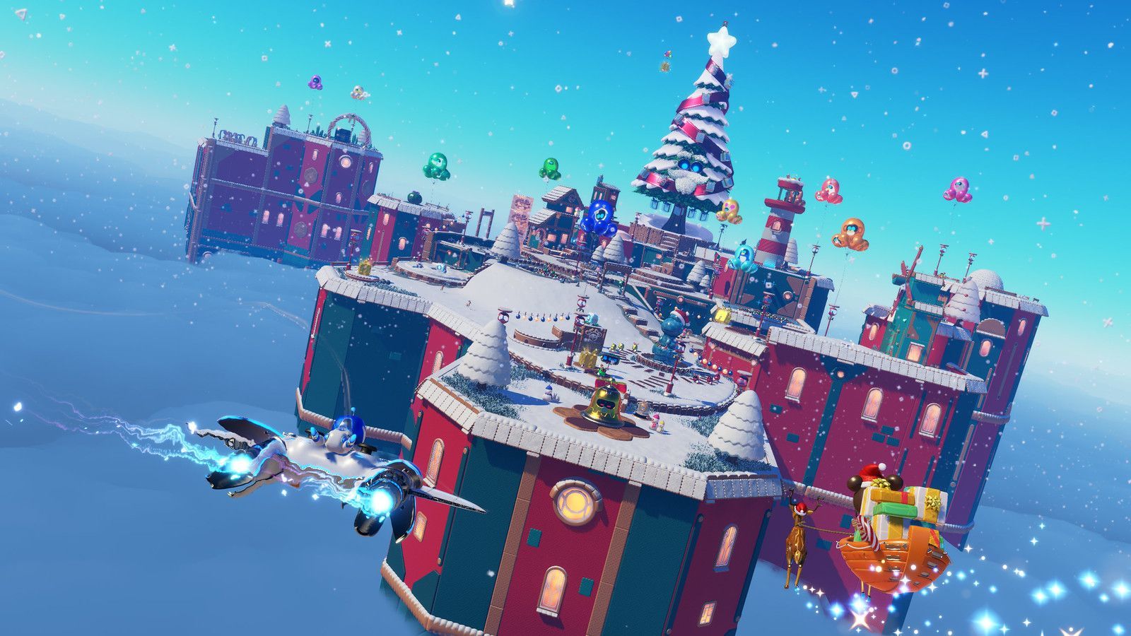 Astro Bot célèbre la fin d'année avec une nouvelle mise à jour sur le thème de l'hiver et un niveau bonus