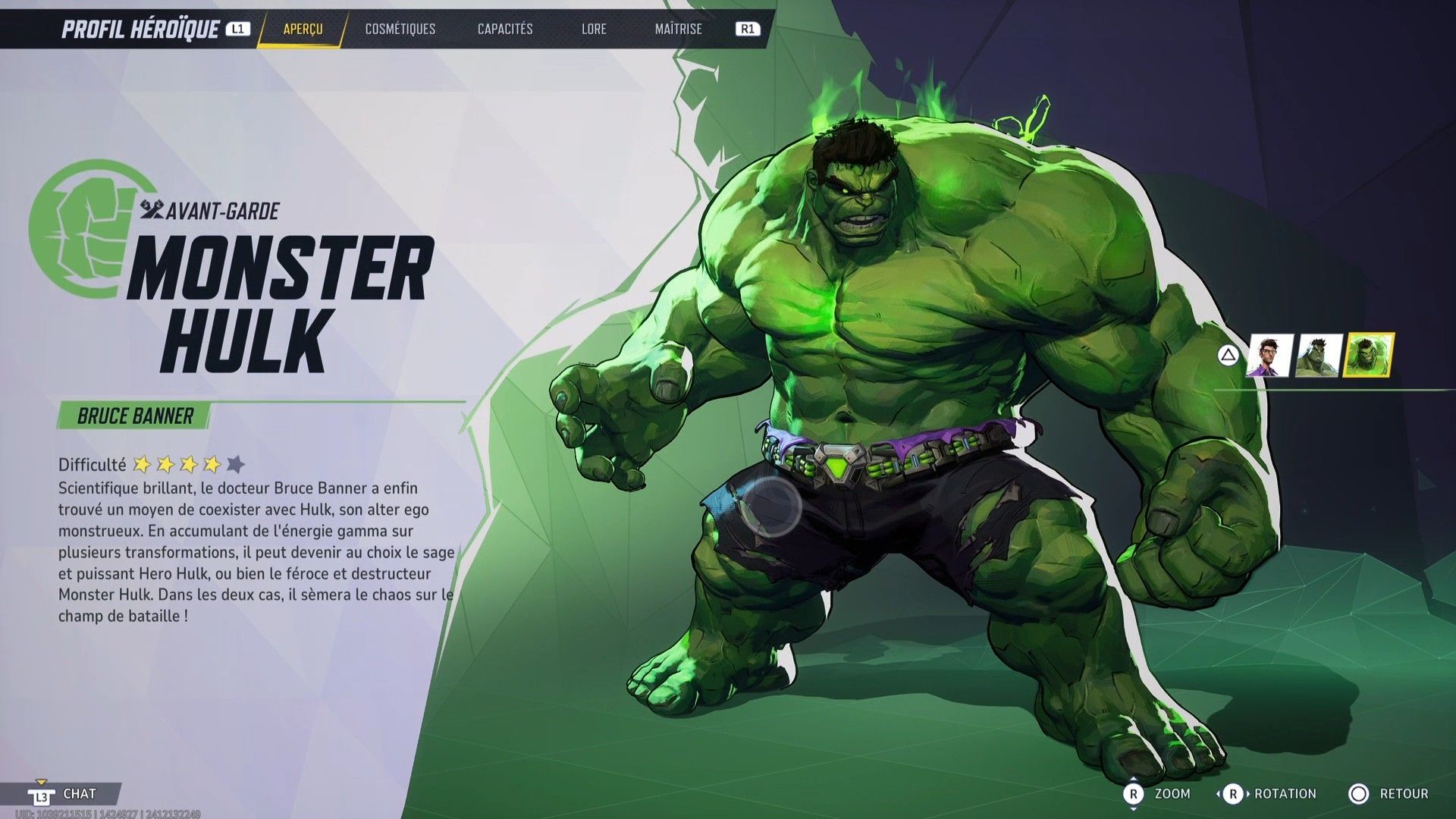 Bruce Banner (Hulk) : Capacités, stats, costumes | Guide Marvel Rivals