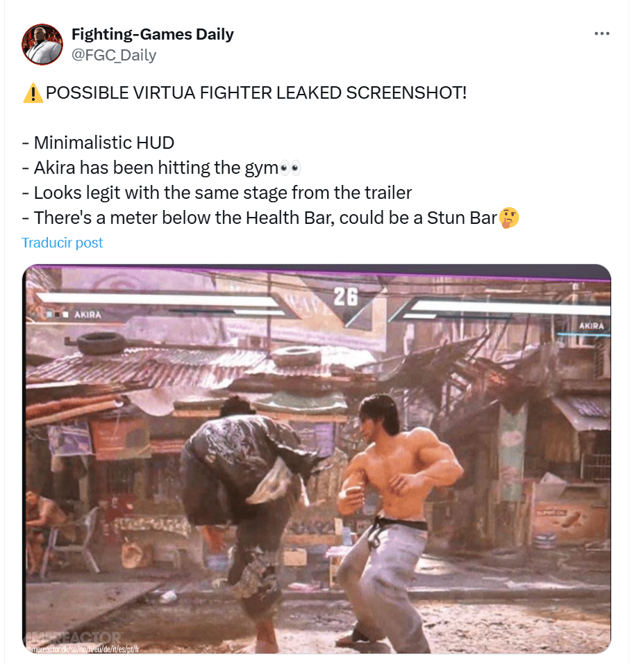 Rumeur : Première image divulguée du prochain Virtua Fighter