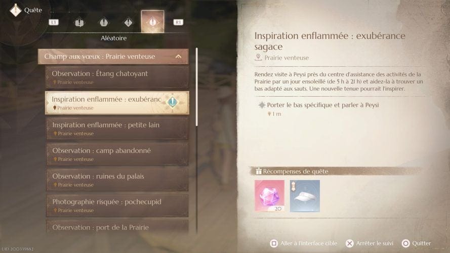 Quels bas porter pour Inspiration enflammée : exubérance sagace | Guide Infinity Nikki