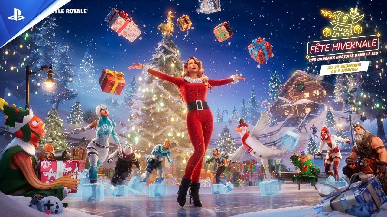 Fortnite - Trailer cinématique de la Fête hivernale 2024 avec Mariah Carey | PS5, PS4
