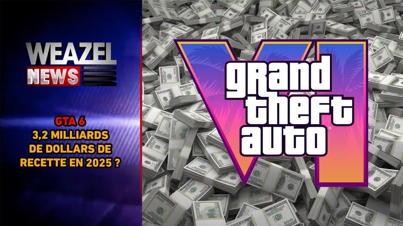 GTA 6 POURRAIT GÉNÉRER 3,2 MILLIARDS DE DOLLARS EN 2025