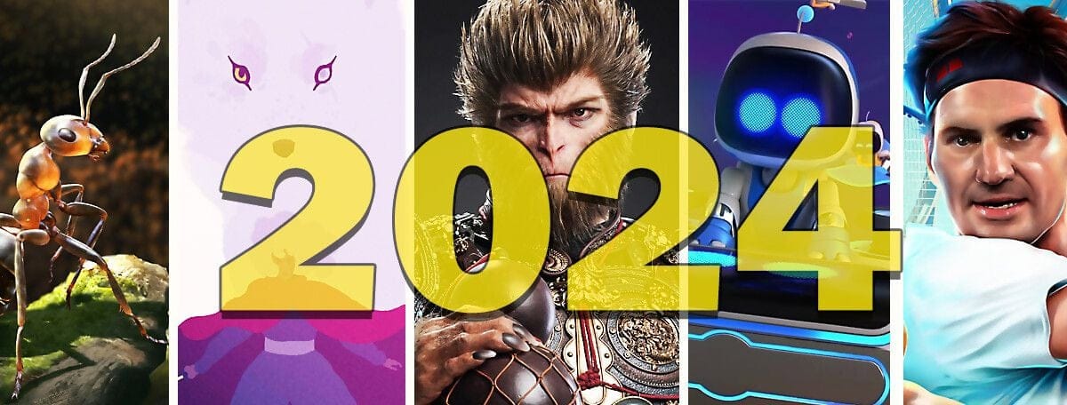 Top 2024 : voici nos 5 meilleurs jeux de l'année et notre GOTY aussi