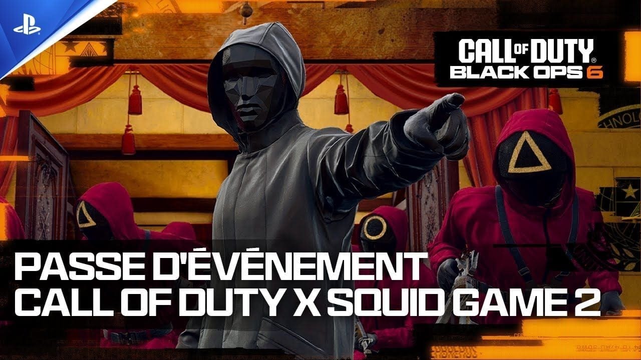 Call of Duty : Black Ops 6 & Warzone - Trailer du Passe d'événement Squid Game 2 | PS5, PS4