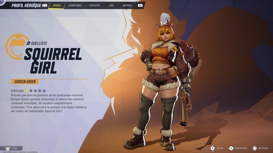 Squirrel Girl : Capacités, stats, costumes | Guide Marvel Rivals
