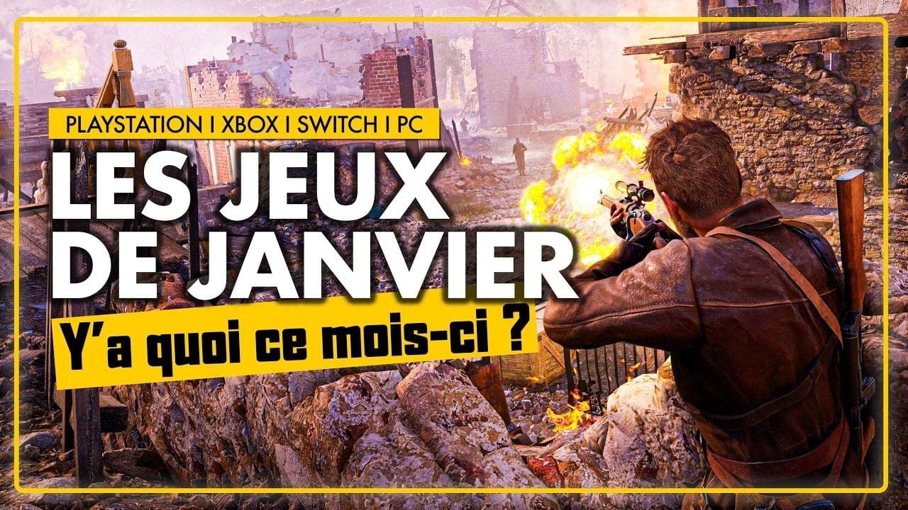 TOP 10 des sorties jeux vidéo en JANVIER 2025 ! 🎮