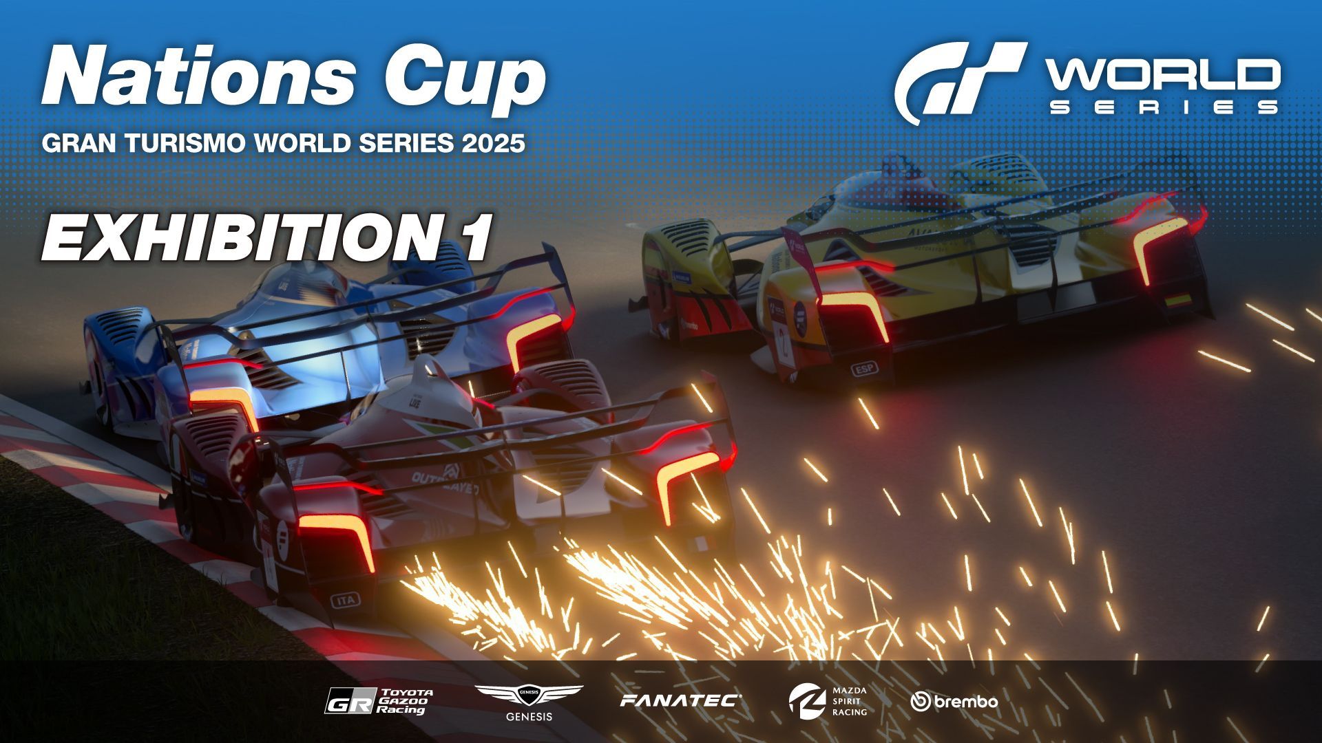 Opening of the 'Gran Turismo World Series' 2025 Exhibition 1 – Nations Cup - Mode Sport - Gran Turismo 7 - gran-turismo.com