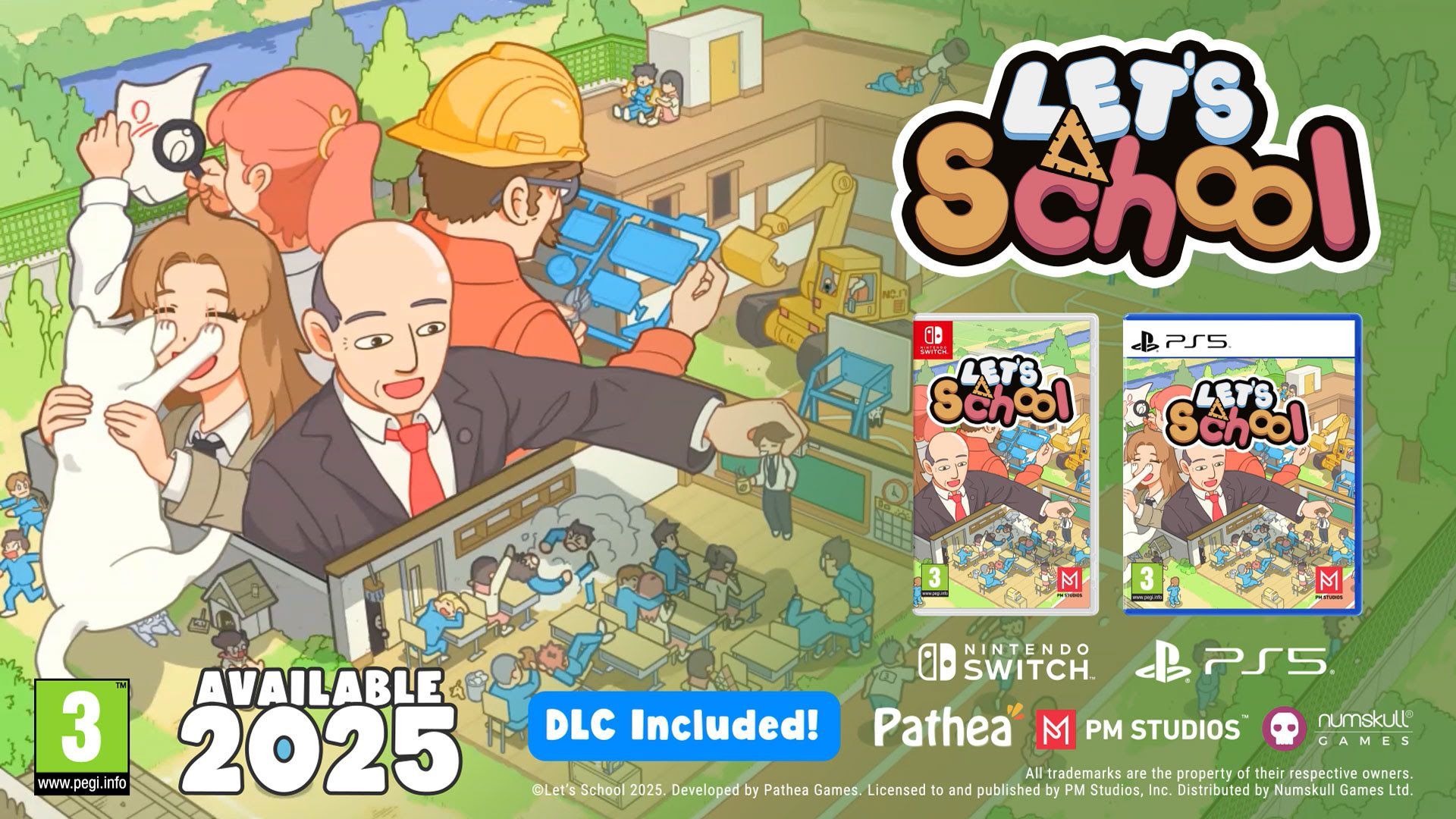 GEEKNPLAY - Let's School - Bâtissez et gérez votre propre école dès le 7 mars 2025 sur Nintendo Switch et PlayStation 5 !