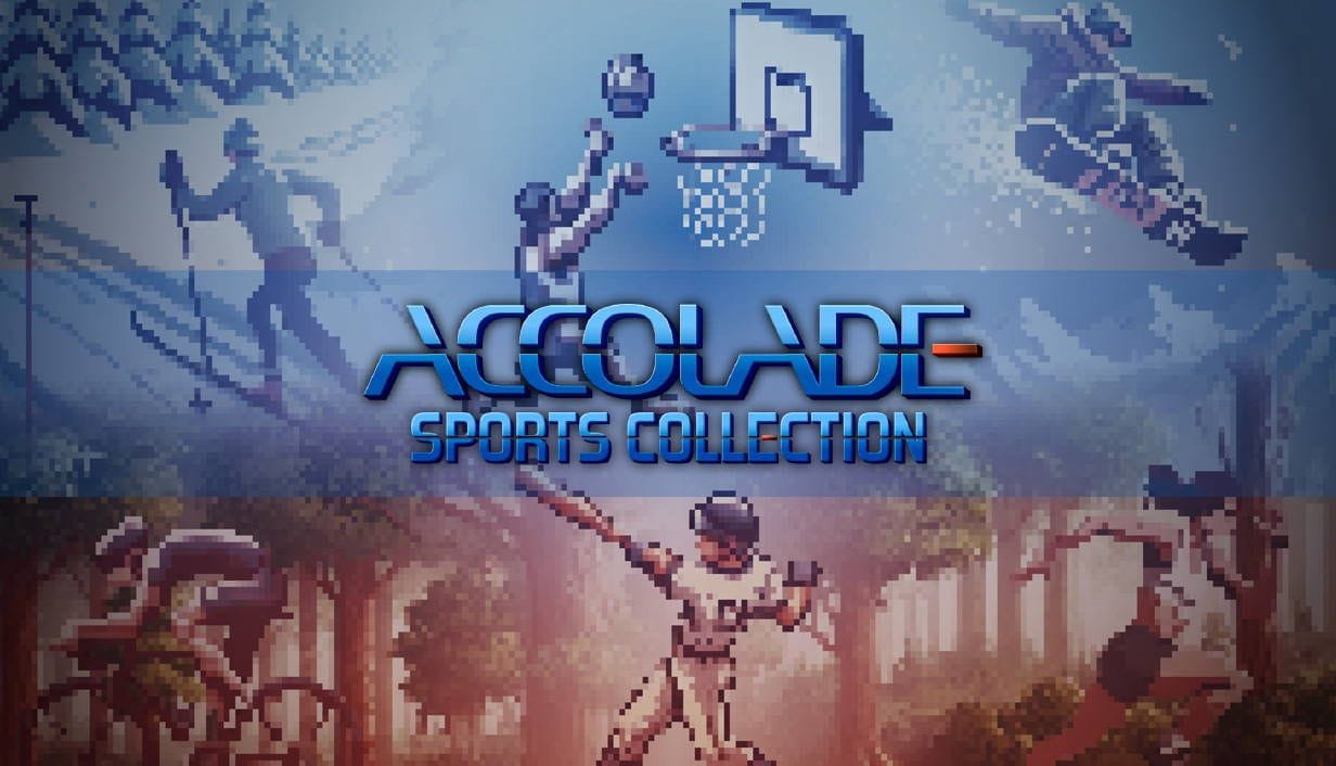Un compilation de vieux jeux de sport de feu l'éditeur Accolade - Playscope