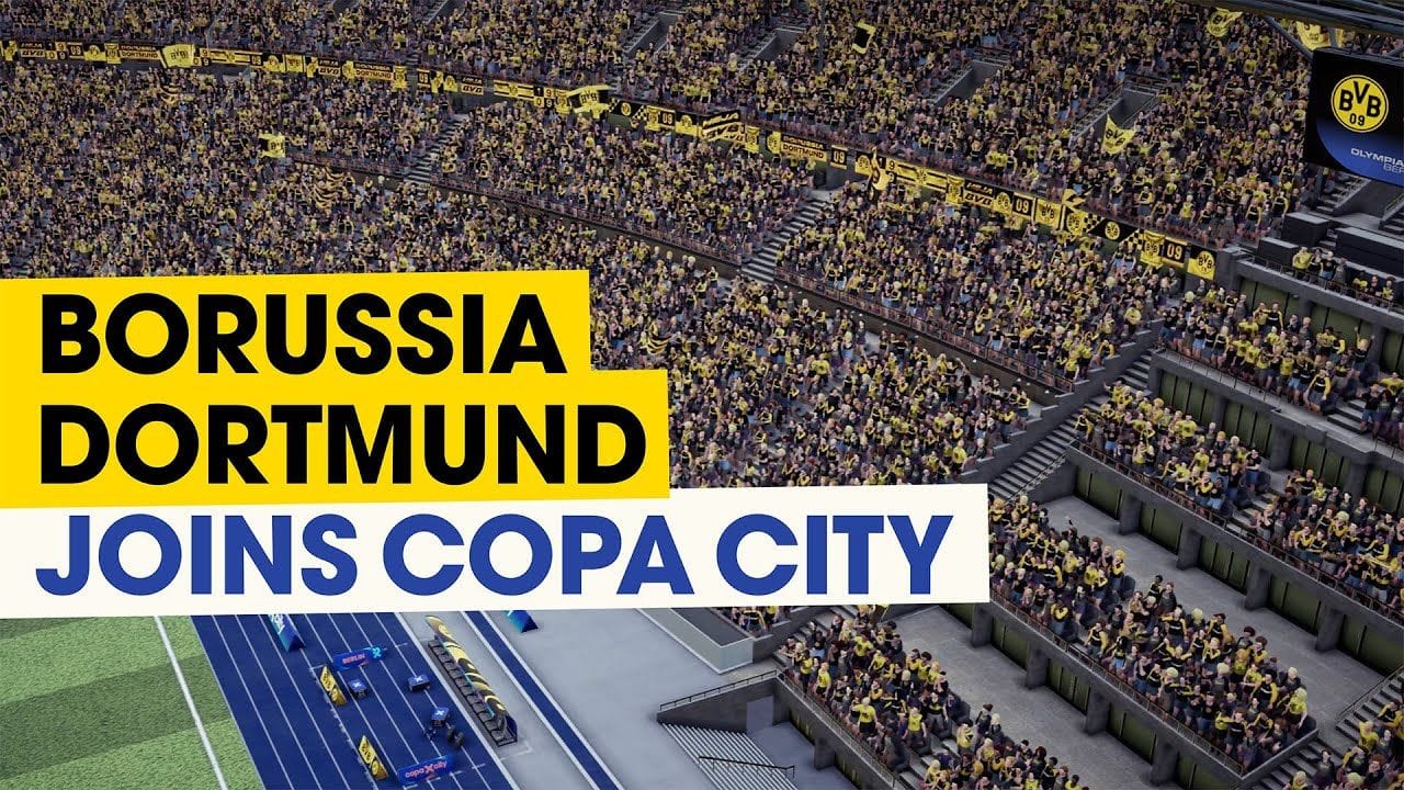 Copa City signe avec le Borussia Dortmund, le jeu de gestion de football accueille un club emblématique