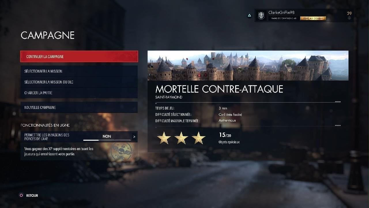 Sniper Elite Résistance - Trophée Question piège