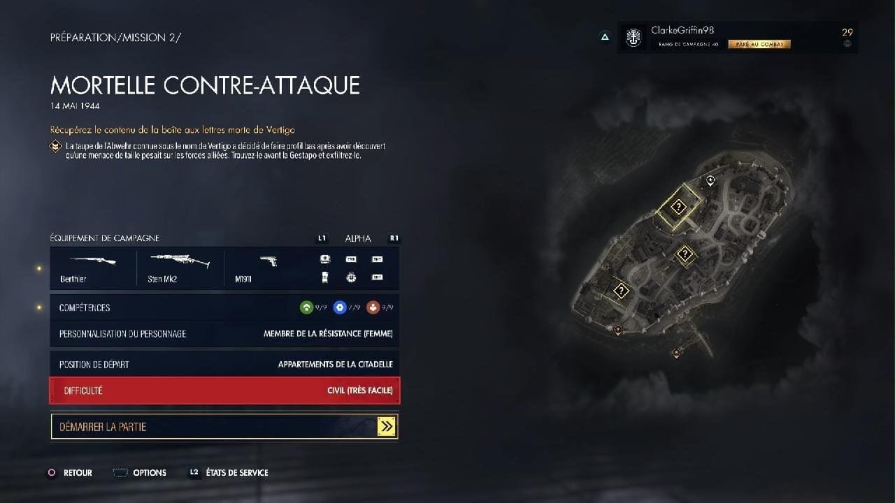 Sniper Elite Résistance - Trophée Pro des armes secondaire - Astuce facile