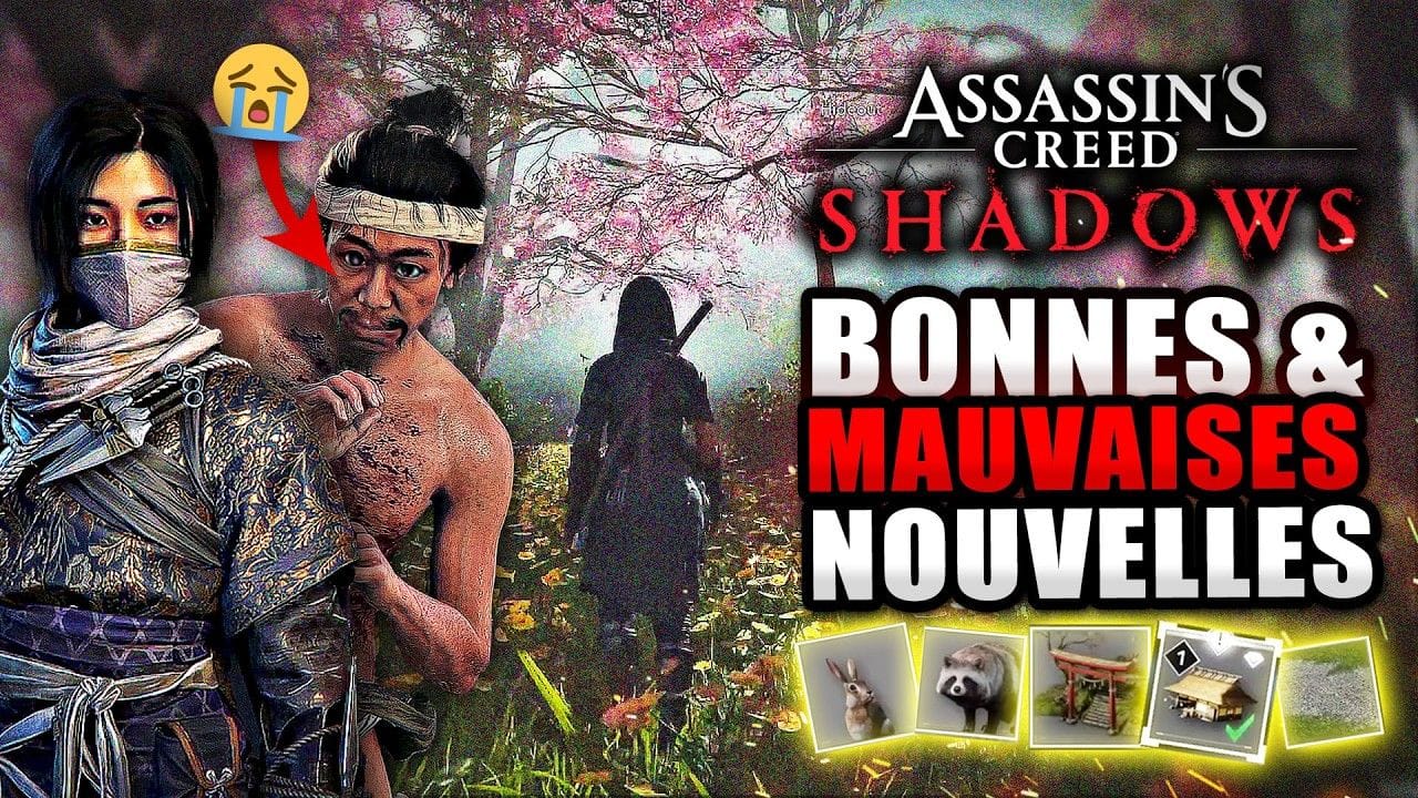Assassin's Creed Shadows : Bonnes et MAUVAISES Nouvelles 😭 Village, DLC, Doublage, Coop,...