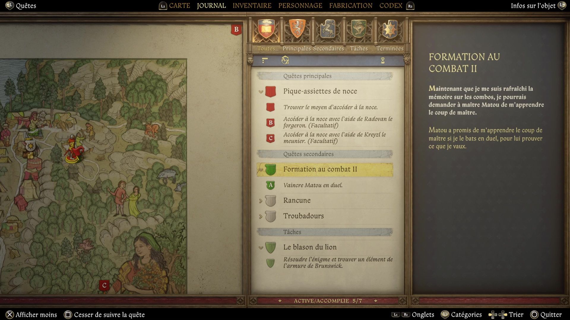 Formation au combat II | Soluce Kingdom Come Deliverance II