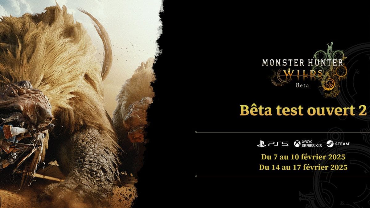 Monster Hunter Wilds : La bêta 2 prolongée d'un jour pour ses prochaines dates après la panne du PSN !