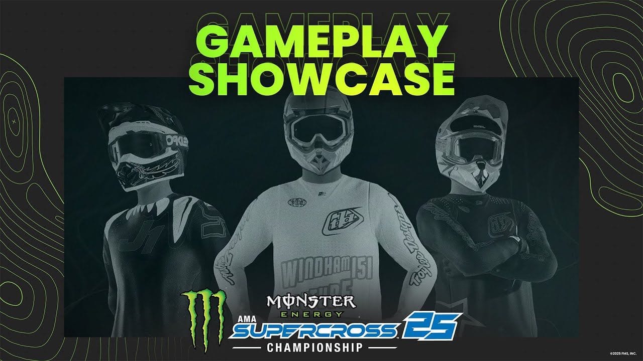 Le jeu de moto Monster Energy Supercross 25 sortira le 10 avril, voici du gameplay