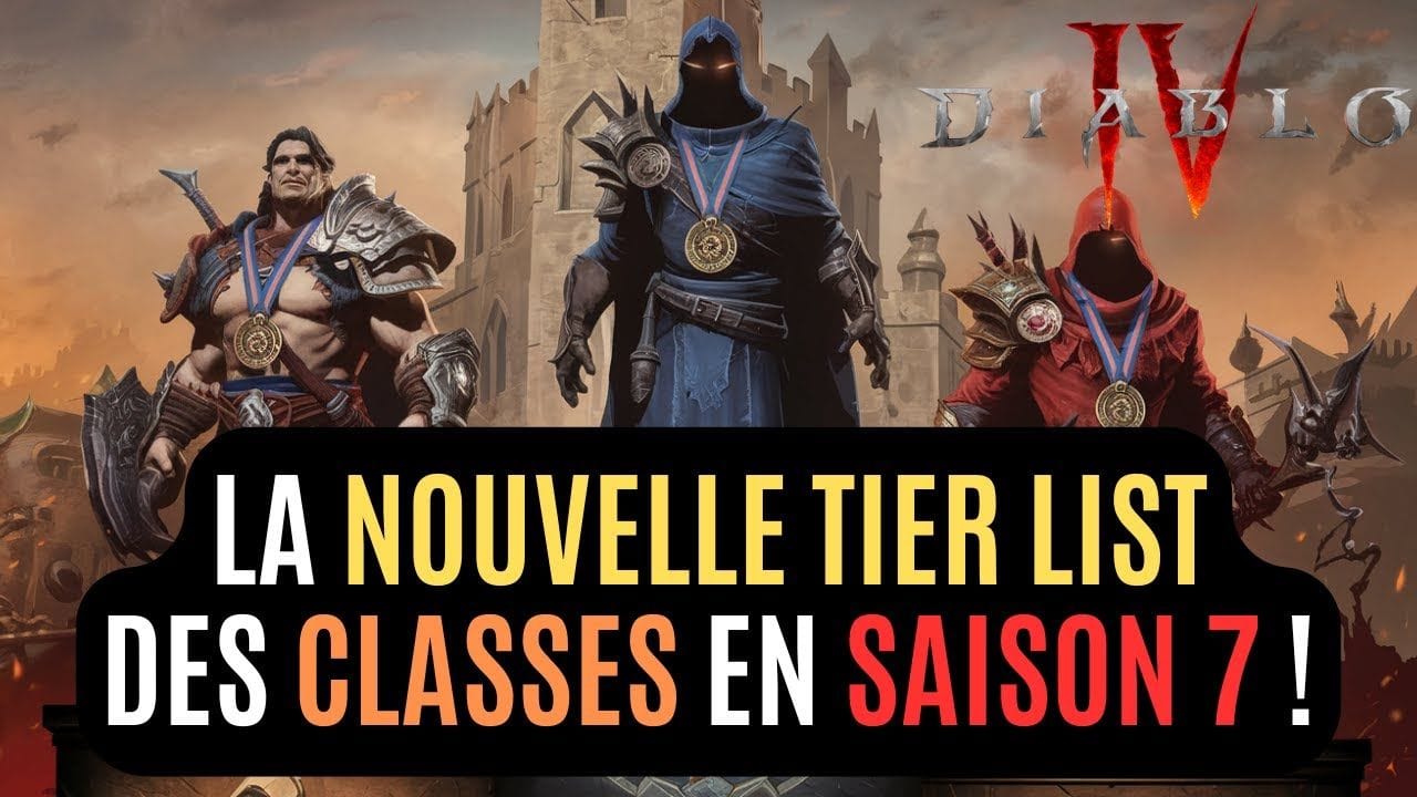 La Toute Dernière Tier List En Saison 7 Dans Diablo 4 (Plusieurs Classes En Fosse 150) !