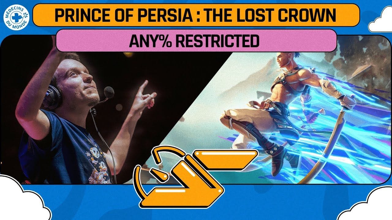Prince of Persia : The Lost Crown en Any% Restricted par antoinexvi en 59:22.5 | SPEEDONS 2025