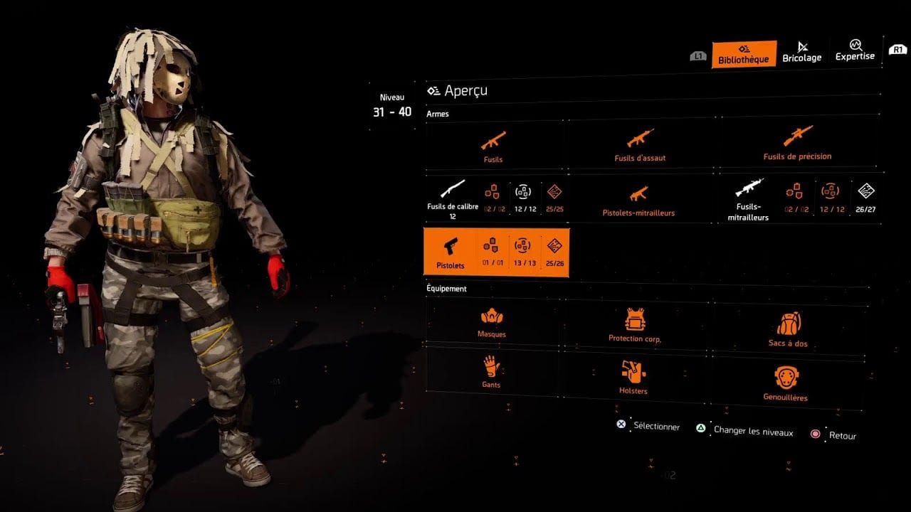 Écran the Division 2