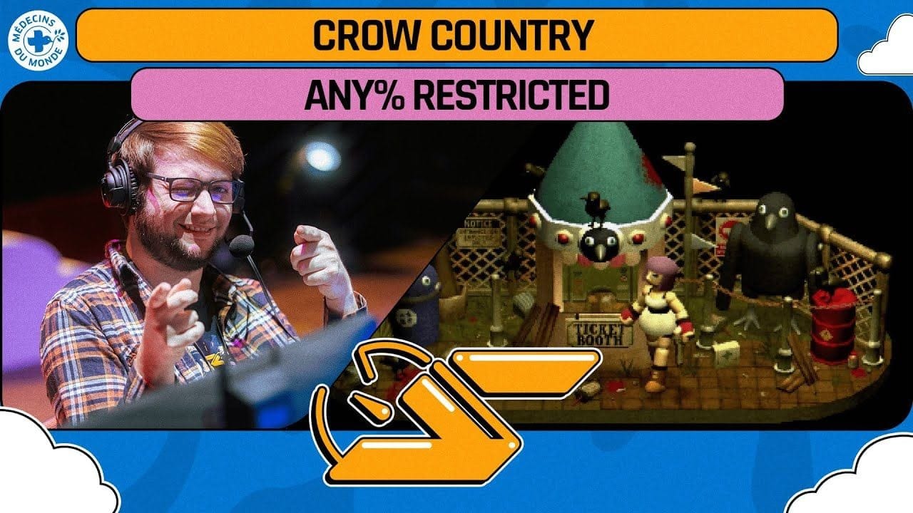 Crow Country en Any% Restricted par DrakeLeLionBlanc en 22:23.3 | SPEEDONS 2025
