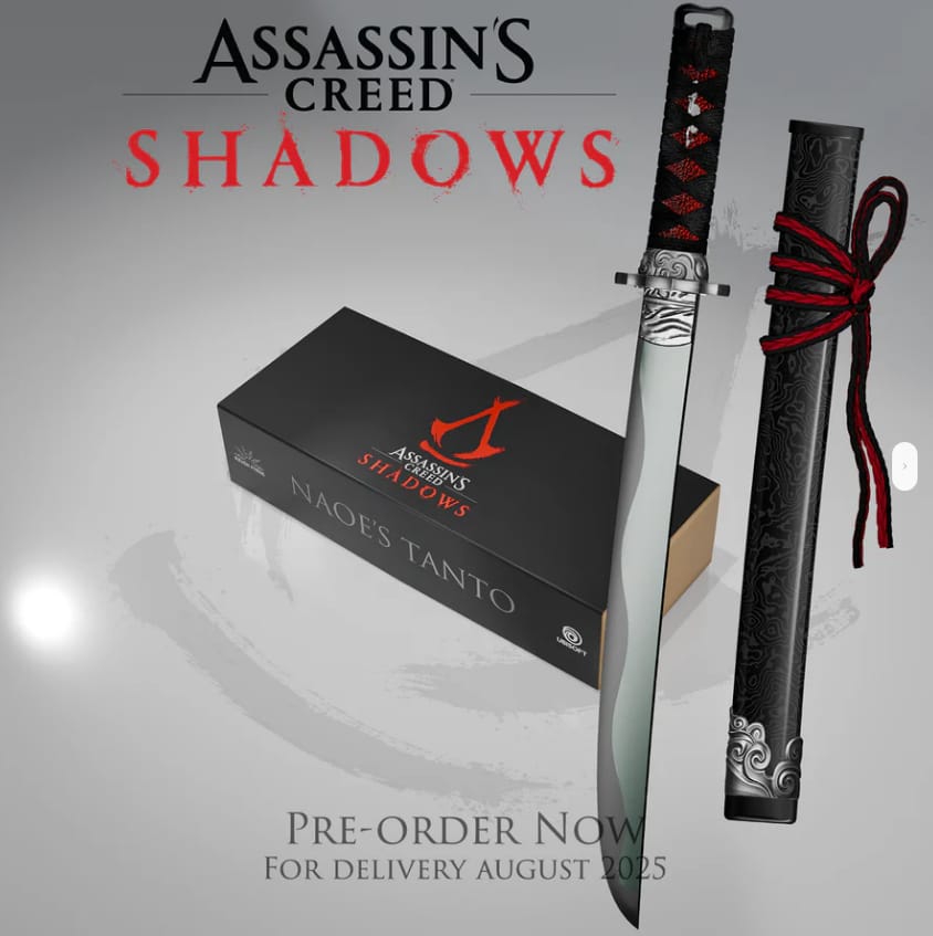 Raven Forge sort des répliques grandeur nature des épées de Yasuke et Naoe dans Assassin's Creed Shadows.