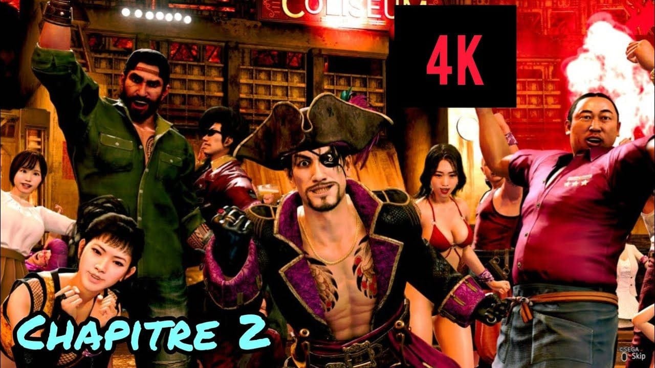 LIKE A DRAGON PIRATE YAKUZA IN HAWAII fr . FILM JEUX COMPLET (Chapitre 2)