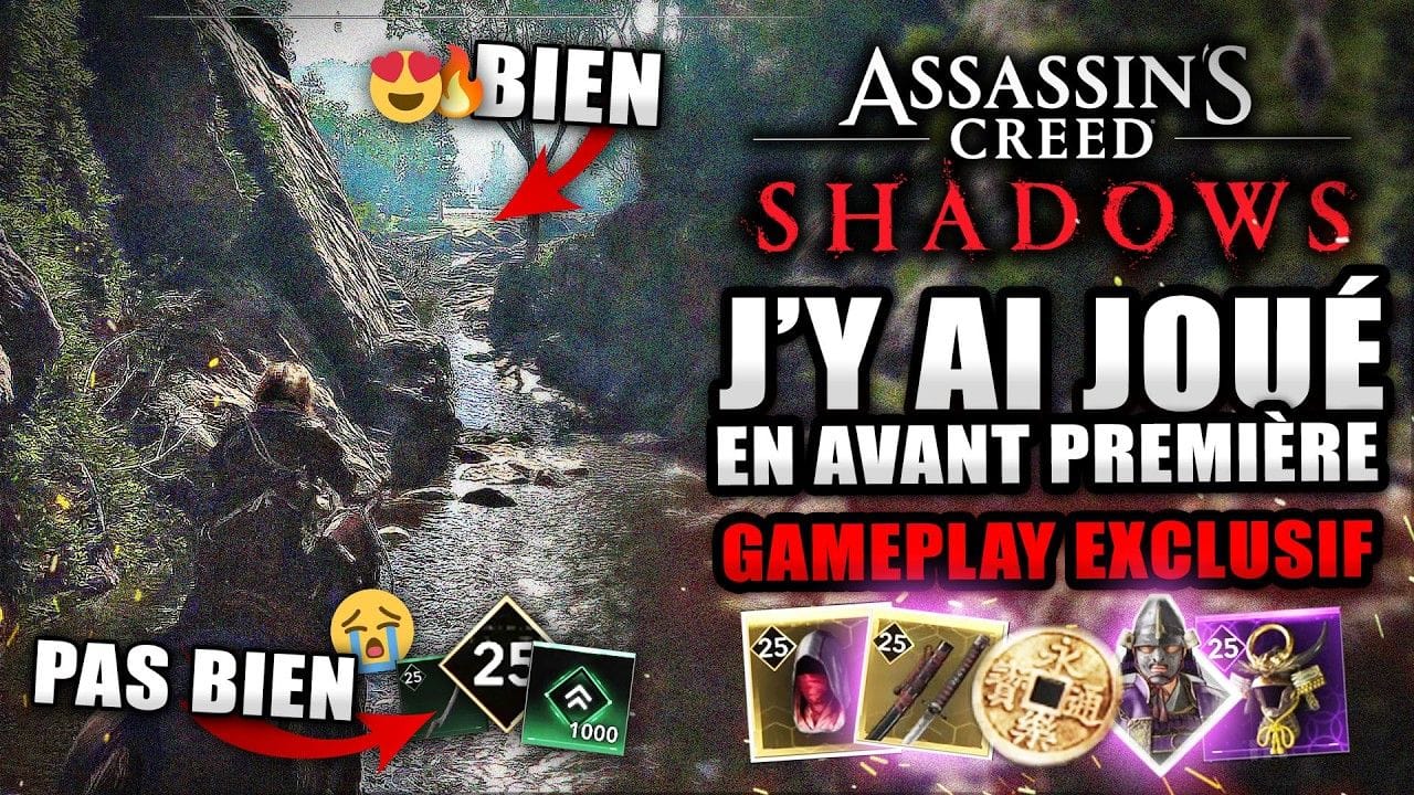 J'ai Joué à ASSASSIN'S CREED SHADOWS en AVANT PREMIÈRE 🔥Premier Avis !! (40 MINUTES DE GAMEPLAY)