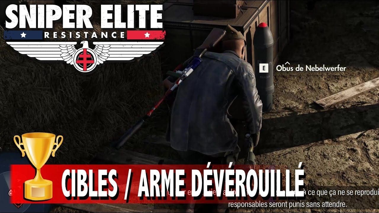 LISTE DE CIBLES WALTER POHL & Débloquer Chargeur de 30 balles OG-44 - SNIPER ELITE RESISTANCE