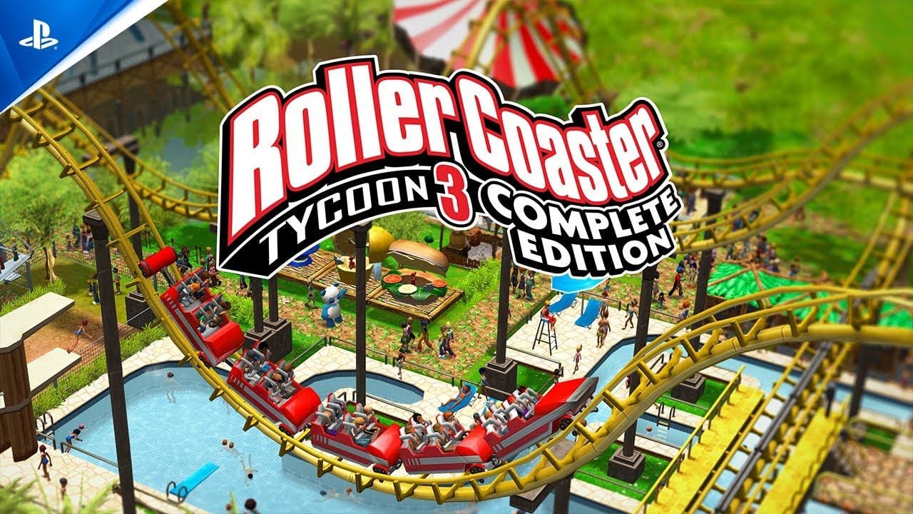 RollerCoaster Tycoon 3 Complete Edition - Launch Trailer | PS5 Games