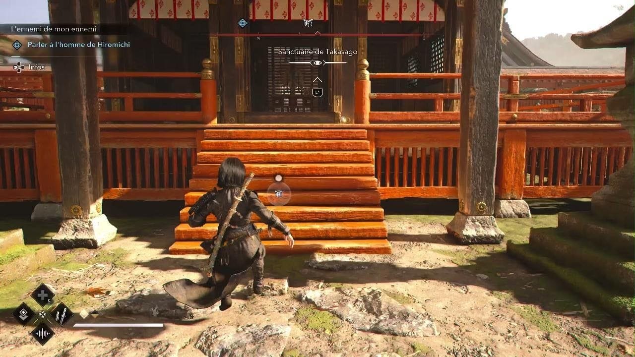 Assassin's Creed Shadows - Prier aux sanctuaire de Takasago