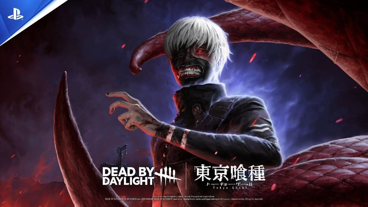 Dead by Daylight - Trailer du nouveau tueur : Ken Kaneki - Tokyo Ghoul | PS4, PS5