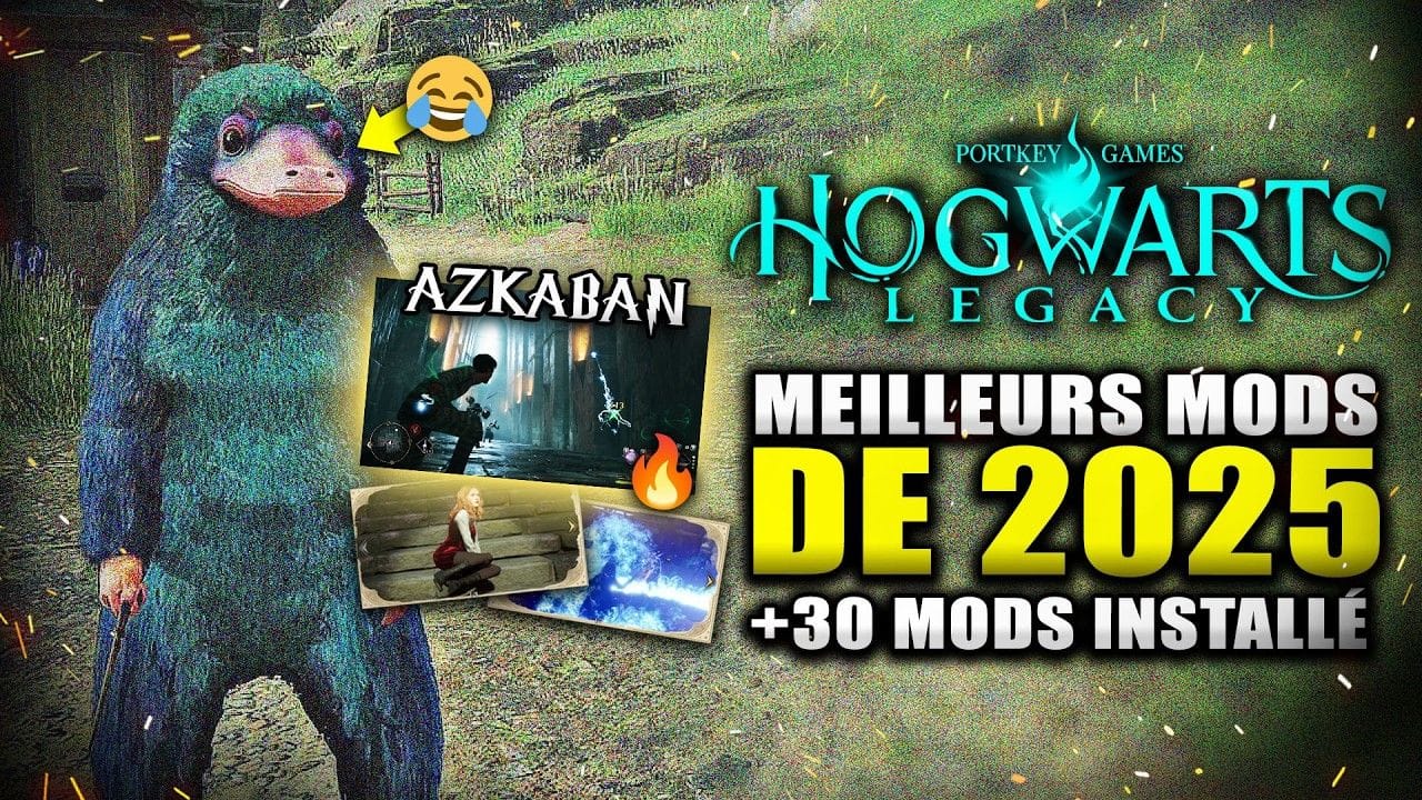 J'ai INSTALLÉ +30 Mods sur Howarts Legacy (Meilleurs Mods 2025 !) AZKABAN, Transformation, Donjon,..