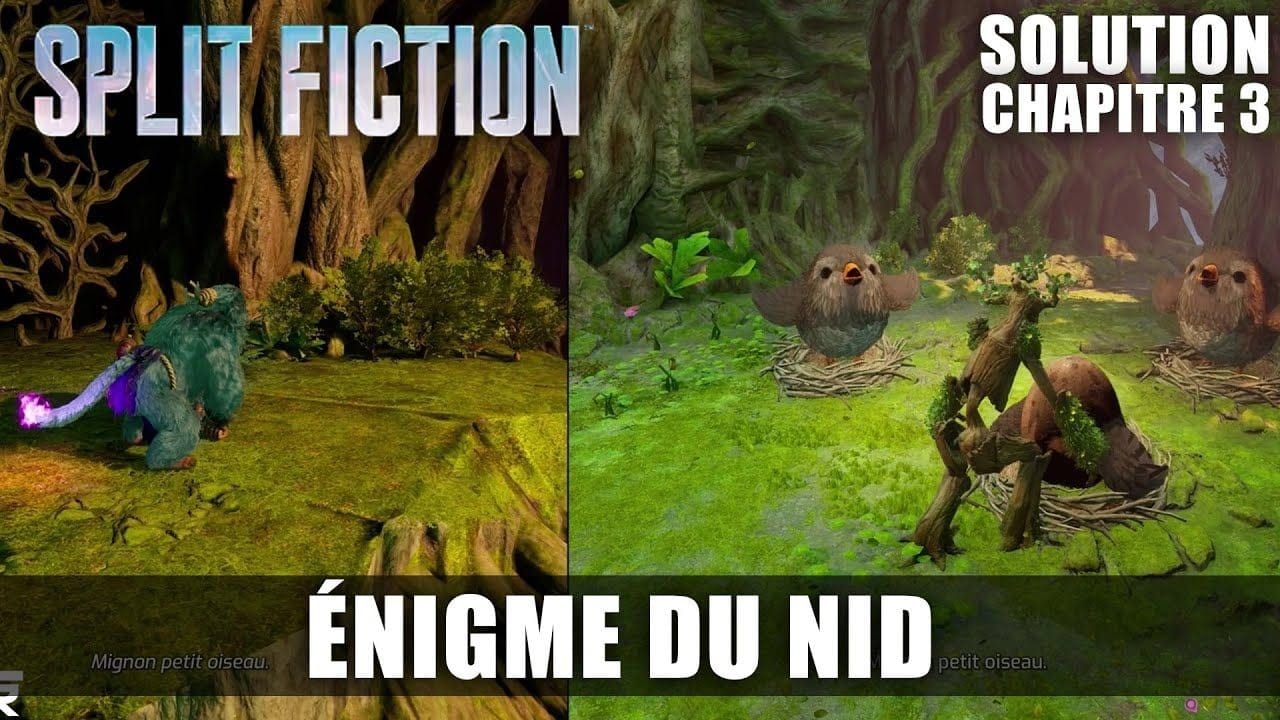 Split Fiction : Solution de l'Énigme du NID (Chapitre 3) avec l'oeuf et les Oiseaux