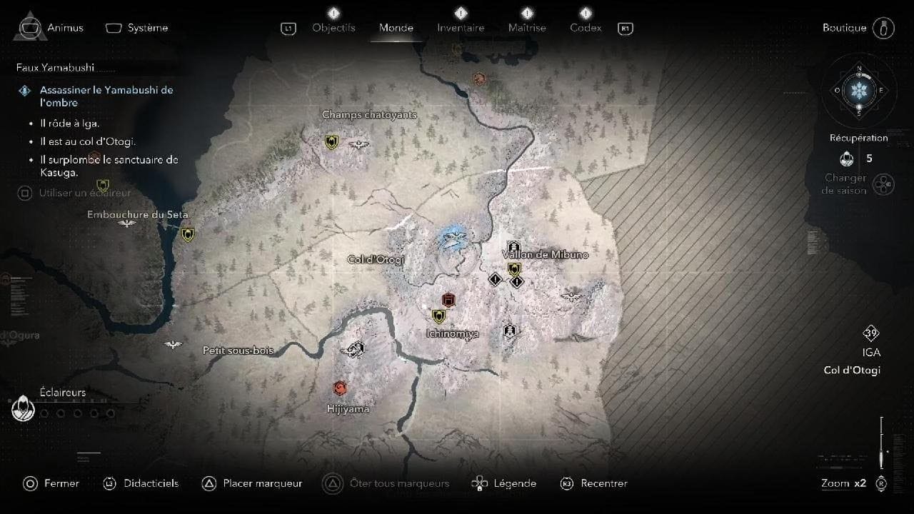 Assassin's Creed Shadows Assassiner le Yamabushi de l'ombre Emplacement /Localisation