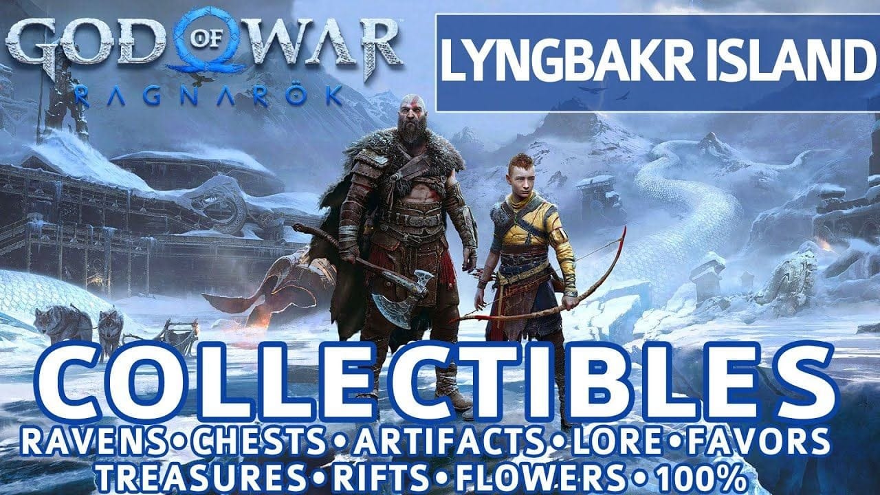 God of War Ragnarok - Lyngbakr Island All Collectible Locations (Chests, Artifacts, Ravens) - 100%