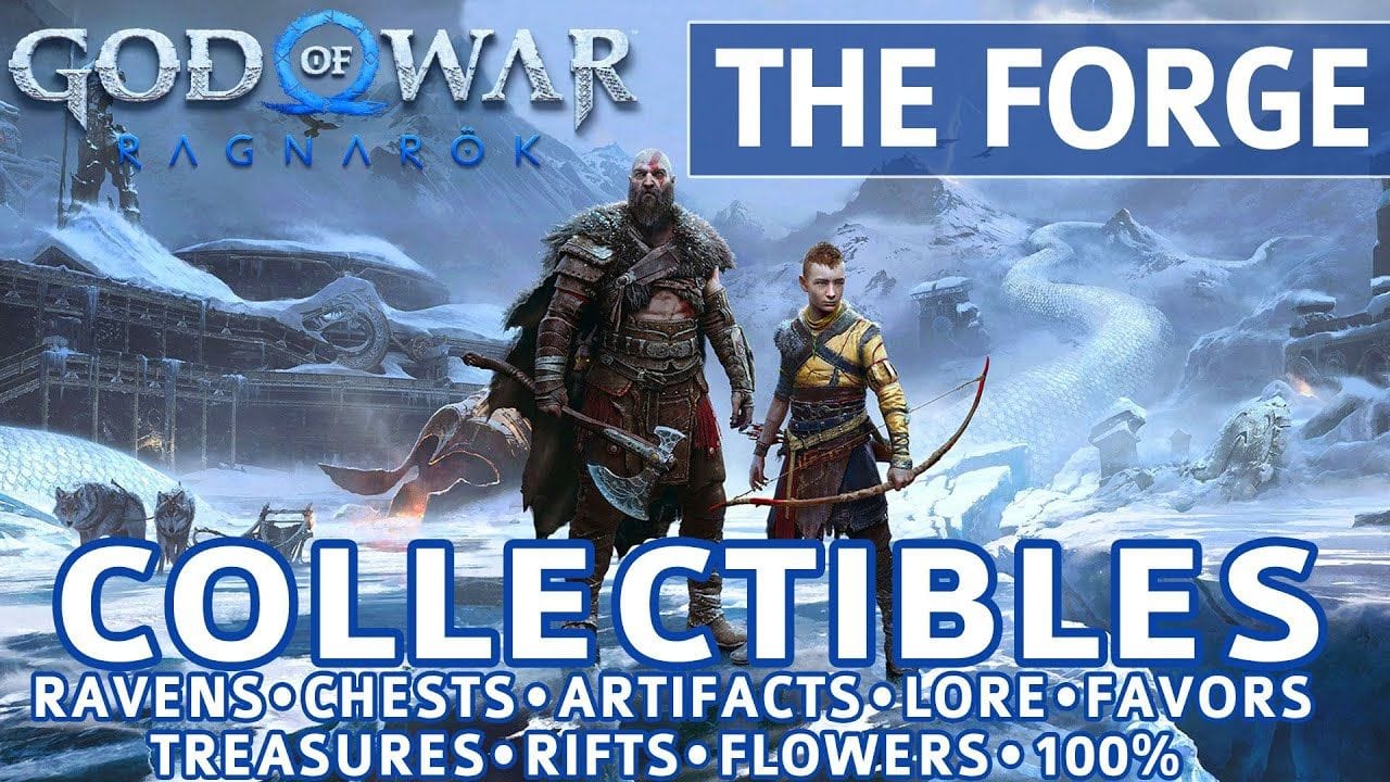 God of War Ragnarok - The Forge All Collectible Locations (Chests, Artifacts, Ravens, Lore) - 100%