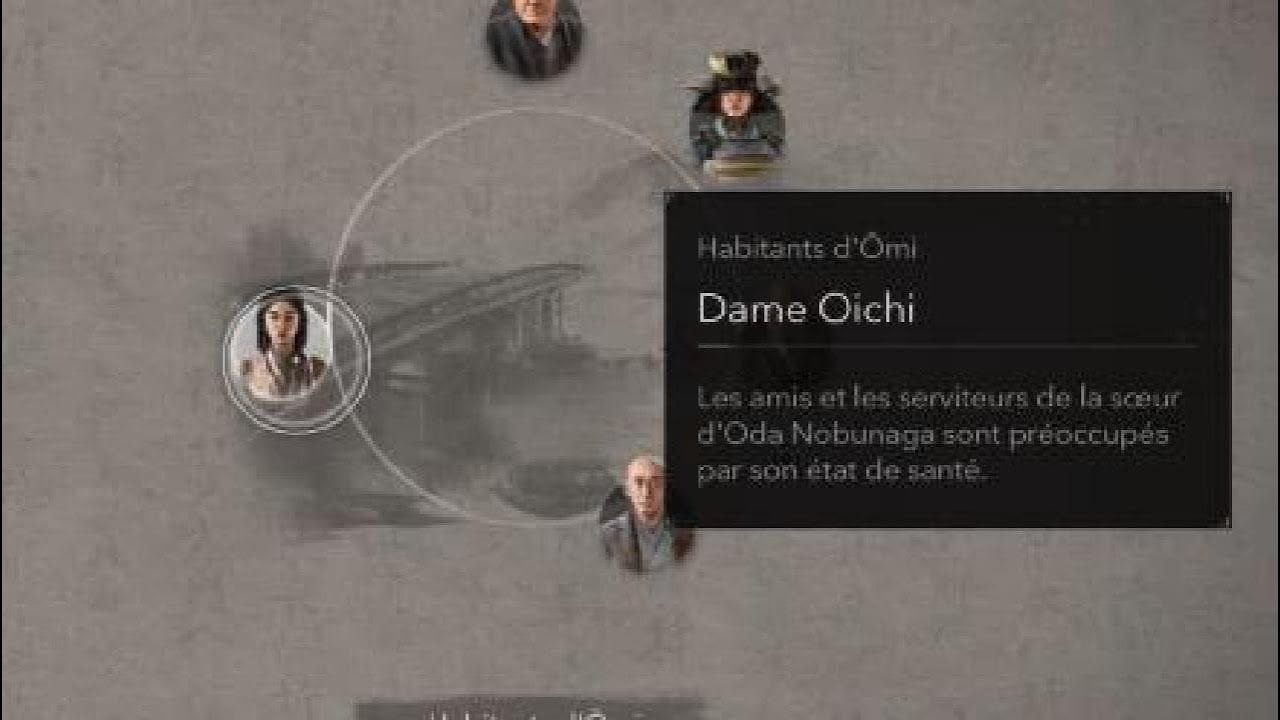 Assassin's Creed Shadows Quete la roue tourne avec Dame Oichi Emplacement /Localisation