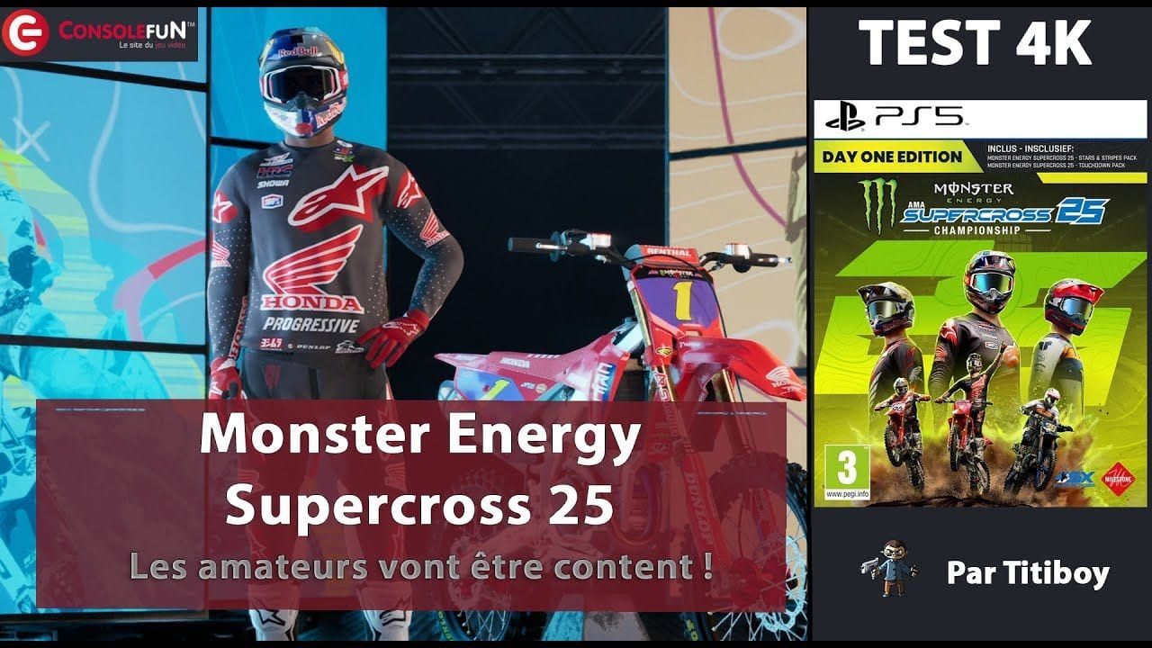 🏁 [TEST 4K] MONSTER ENERGY SUPERCROSS 25 : Le roi de la boue est-il de retour ? 🏁🔥